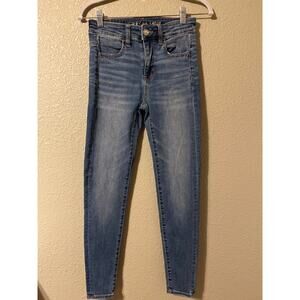 American Eagle next level stretch women’s high rise Jeggings size 2 short